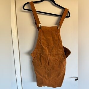 Mini corduroy overalls